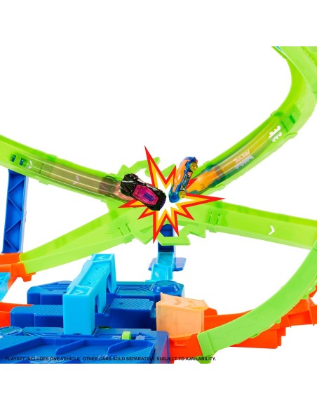 Pista Stunt Traks Salto Cruzado JMG48 HOT WHEELS MATTEL