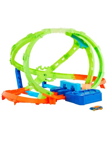 Pista Stunt Traks Salto Cruzado JMG48 HOT WHEELS MATTEL