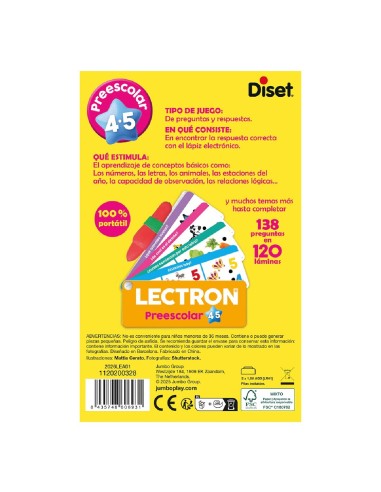 Lectron Fan on the Go Preescolar 4 años 1120200328 DISET