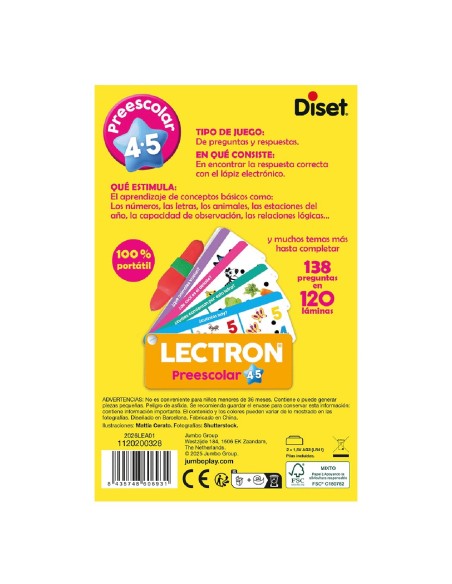 Lectron Fan on the Go Preescolar 4 años 1120200328 DISET