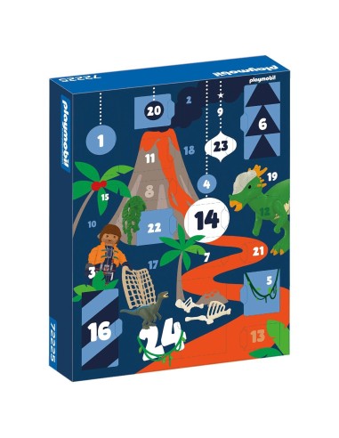 Calendario de Adviento: Expedición en busca de Dinosaurios 72225 PLAYMOBIL