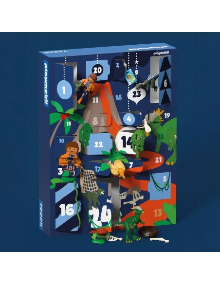 Calendario de Adviento: Expedición en busca de Dinosaurios 72225 PLAYMOBIL