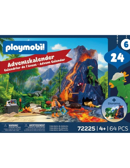 Calendario de Adviento: Expedición en busca de Dinosaurios 72225 PLAYMOBIL