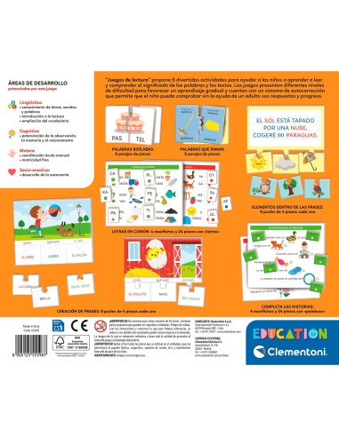 Juegos de Lectura 55598 CLEMENTONI