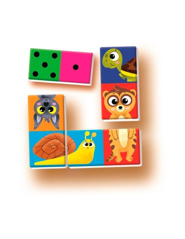 Dominó de Números y Animales 55603 CLEMENTONI