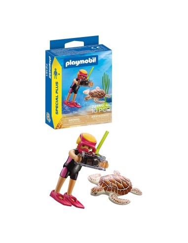Buceadora con Tortuga 72151 PLAYMOBIL