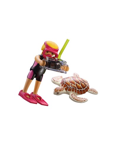 Buceadora con Tortuga 72151 PLAYMOBIL