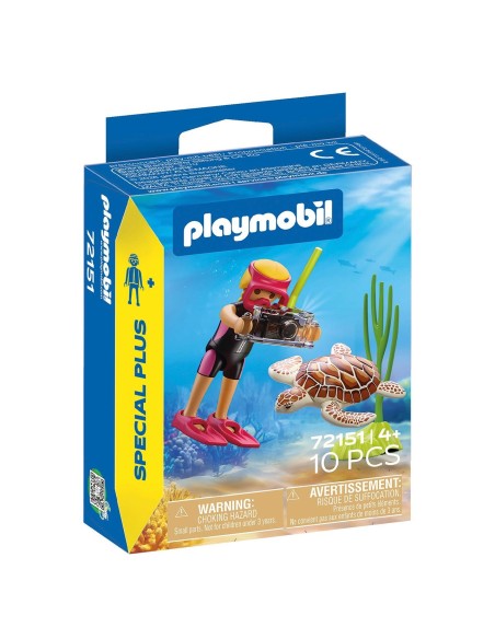 Buceadora con Tortuga 72151 PLAYMOBIL