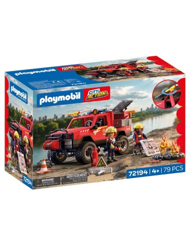 Todoterreno contra Incendios 72194 PLAYMOBIL