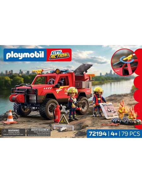Todoterreno contra Incendios 72194 PLAYMOBIL