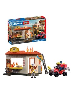 Quad de Bomberos con Hamburguesería 72195 PLAYMOBIL