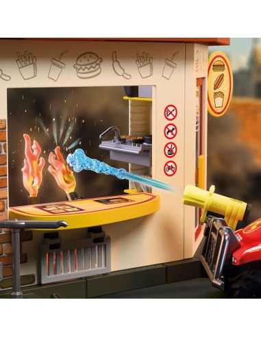 Quad de Bomberos con Hamburguesería 72195 PLAYMOBIL