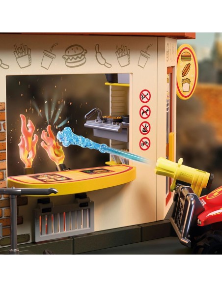 Quad de Bomberos con Hamburguesería 72195 PLAYMOBIL
