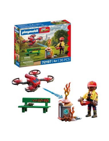 Dron de Extinción de Incendios 72197 PLAYMOBIL