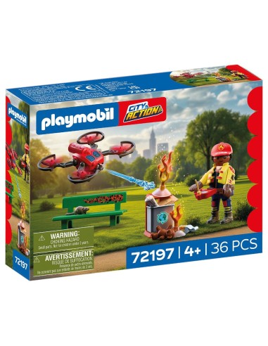 Dron de Extinción de Incendios 72197 PLAYMOBIL