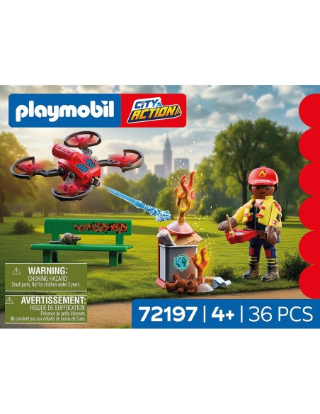 Dron de Extinción de Incendios 72197 PLAYMOBIL