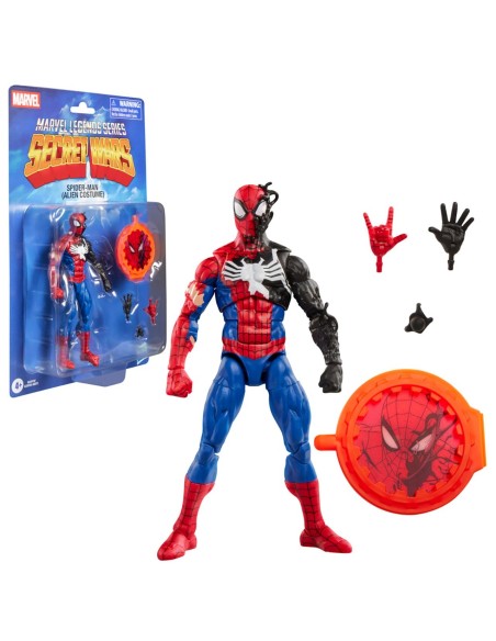 Figura Retro Spider-Man Traje Simbionte G2419 MARVEL HASBRO