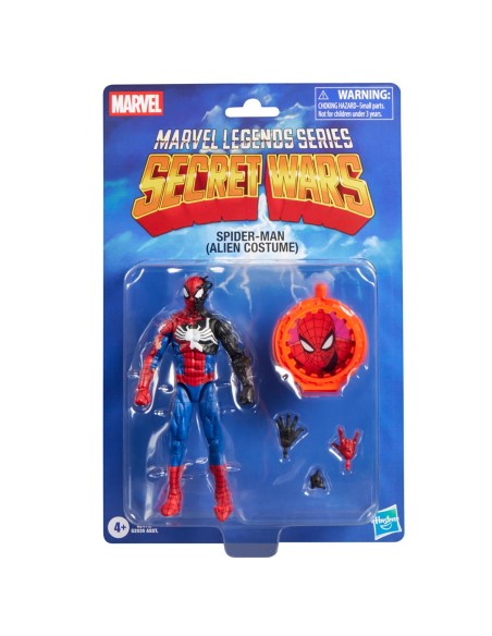 Figura Retro Spider-Man Traje Simbionte G2419 MARVEL HASBRO