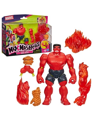 Figura Deluxe Avengers Mixmashers - Hulk Rojo G3519 AVENGERS HASBRO