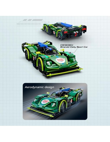 Emerald Deity Sport Car 359 Pzas 927DE51308 CADA
