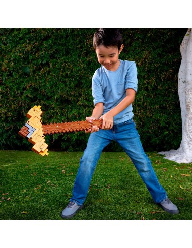 Espada- Pico Transformación JKC15 MINECRAFT MATTEL