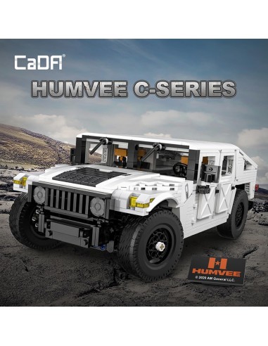cada: 1:12 humvee off-road 1386 pzas 927DE61027 CADA DEQUBE