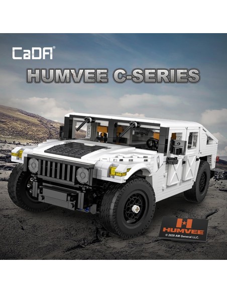 cada: 1:12 humvee off-road 1386 pzas 927DE61027 CADA DEQUBE