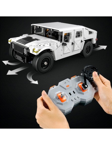 cada: 1:12 humvee off-road 1386 pzas 927DE61027 CADA DEQUBE