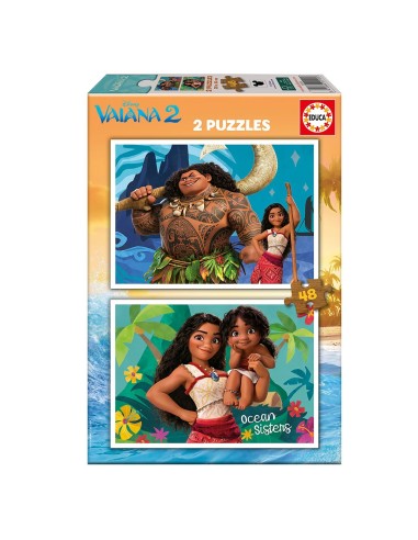 Puzzle 2x48 piezas Vaiana 2 20102 VAIANA EDUCA