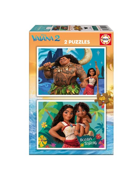 Puzzle 2x48 piezas Vaiana 2 20102 VAIANA EDUCA