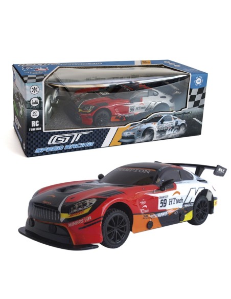 Vehiculo gtspeed racing rojo escala 1:24 733T00424 TACHAN