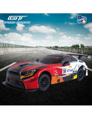 Vehiculo gtspeed racing rojo escala 1:24 733T00424 TACHAN