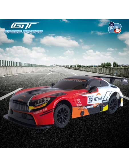 Vehiculo gtspeed racing rojo escala 1:24 733T00424 TACHAN
