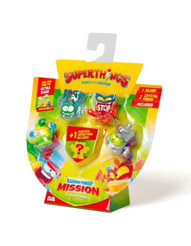 Expositor 12 Superthings Kazoom Power Mission - Five pack PST16B512IN00 SUPERTHINGS MAGIC BOX