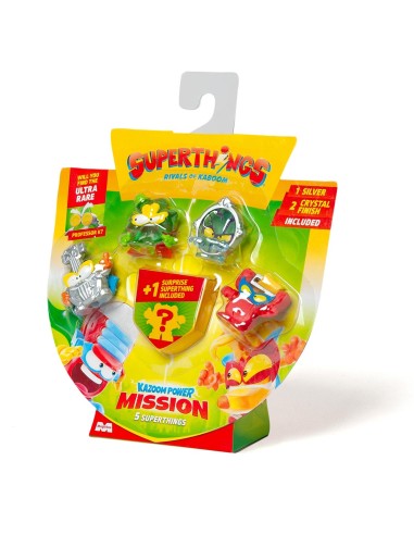 Expositor 12 Superthings Kazoom Power Mission - Five pack PST16B512IN00 SUPERTHINGS MAGIC BOX