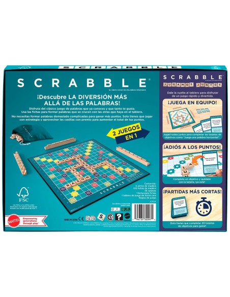 Scrabble Core Wood JGR64 MATTEL GAMES