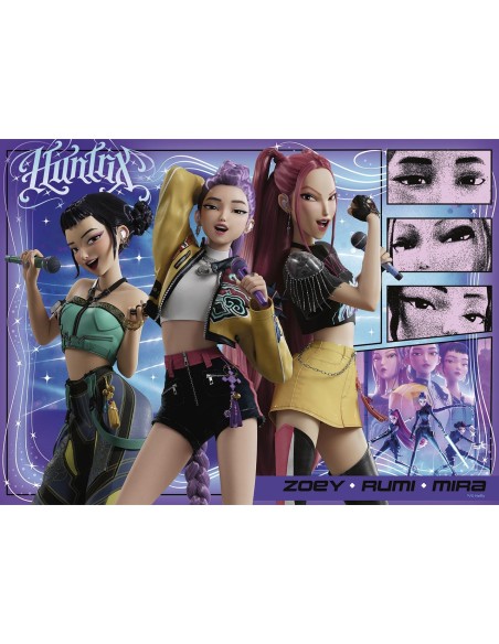Puzzle XXL 100 piezas K-Pop Demon Hunters 12002222 K-POP DEMON HUNTERS RAVENSBURGUER