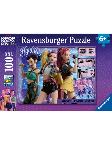 Puzzle XXL 100 piezas K-Pop Demon Hunters 12002222 K-POP DEMON HUNTERS RAVENSBURGUER