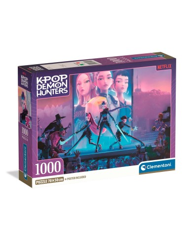 Puzzle 1000 K-Pop Demon Hunters 37121 K-POP DEMON HUNTERS CLEMENTONI