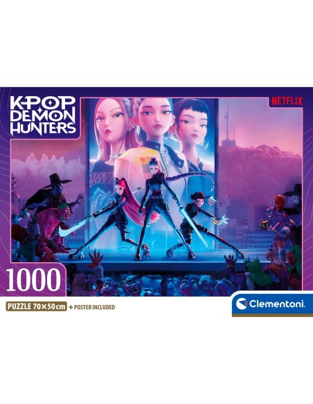 Puzzle 1000 K-Pop Demon Hunters 37121 K-POP DEMON HUNTERS CLEMENTONI