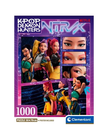 Puzzle 1000 K-Pop Demon Hunters 37125 K-POP DEMON HUNTERS CLEMENTONI