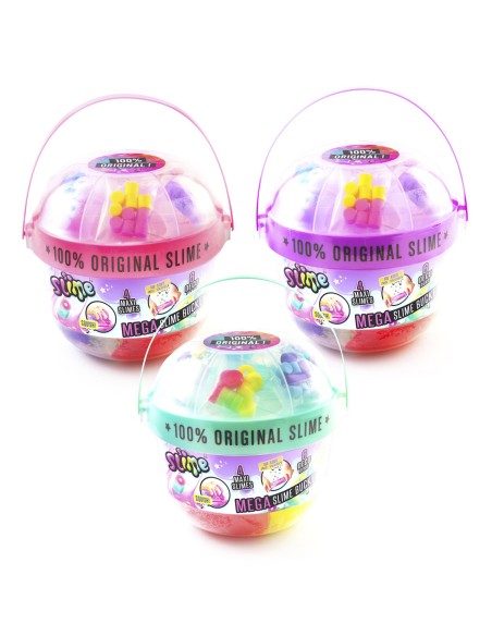 Cubo de 4 Slimes con 6 decoraciones SSC394 CANAL TOYS