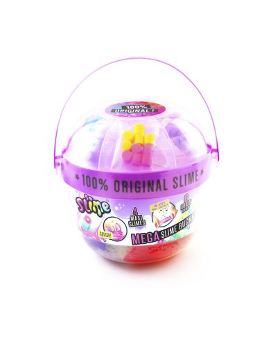 Cubo de 4 Slimes con 6 decoraciones SSC394 CANAL TOYS