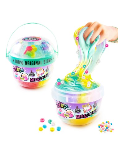 Cubo de 4 Slimes con 6 decoraciones SSC394 CANAL TOYS