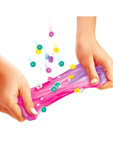 Cubo de 4 Slimes con 6 decoraciones SSC394 CANAL TOYS
