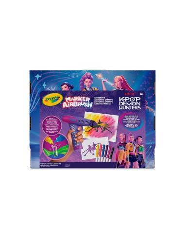 Súper Aerógrafo Creativo 74-7873 K-POP DEMON HUNTERS CRAYOLA