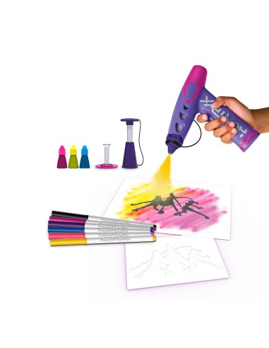 Súper Aerógrafo Creativo 74-7873 K-POP DEMON HUNTERS CRAYOLA