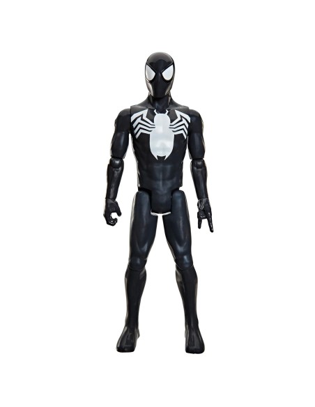 Figura Titán Series Spider-Man Traje negro G2860 SPIDERMAN HASBRO