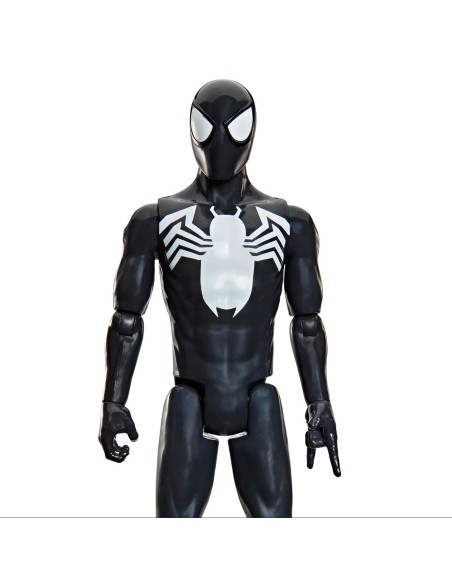Figura Titán Series Spider-Man Traje negro G2860 SPIDERMAN HASBRO