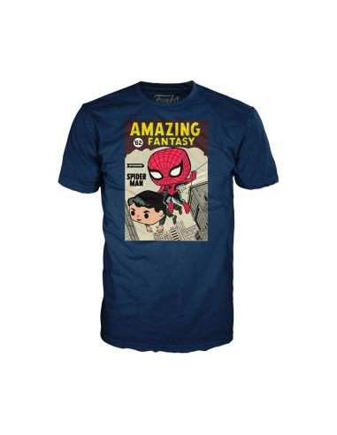Funko Pop & Tee Spiderman Comic Cover Talla M 77947 SPIDERMAN FUNKO